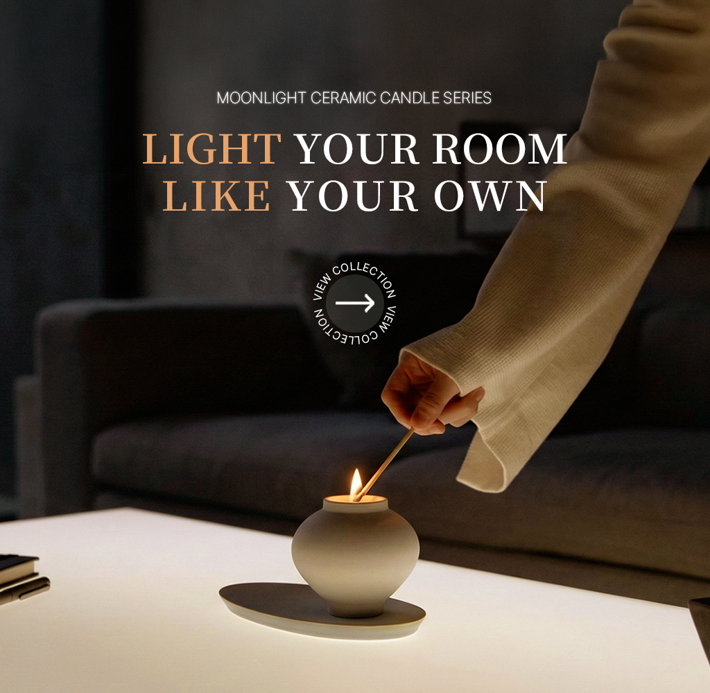 LOAMO moonlight candle series banner